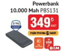 POLOSMART POWERBANK 10.000 MAH PBS131 indirimli fiyat POLOSMART POWERBANK 10.000 MAH PBS131 fiyat ve kampanya bilgisi